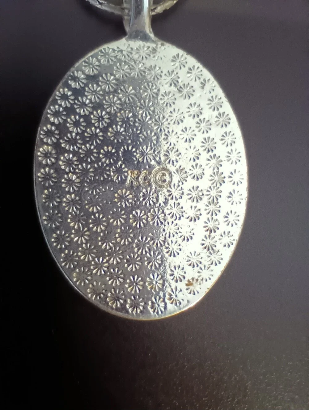 Vintage Kenneth Cole Oval Pendant On Chain